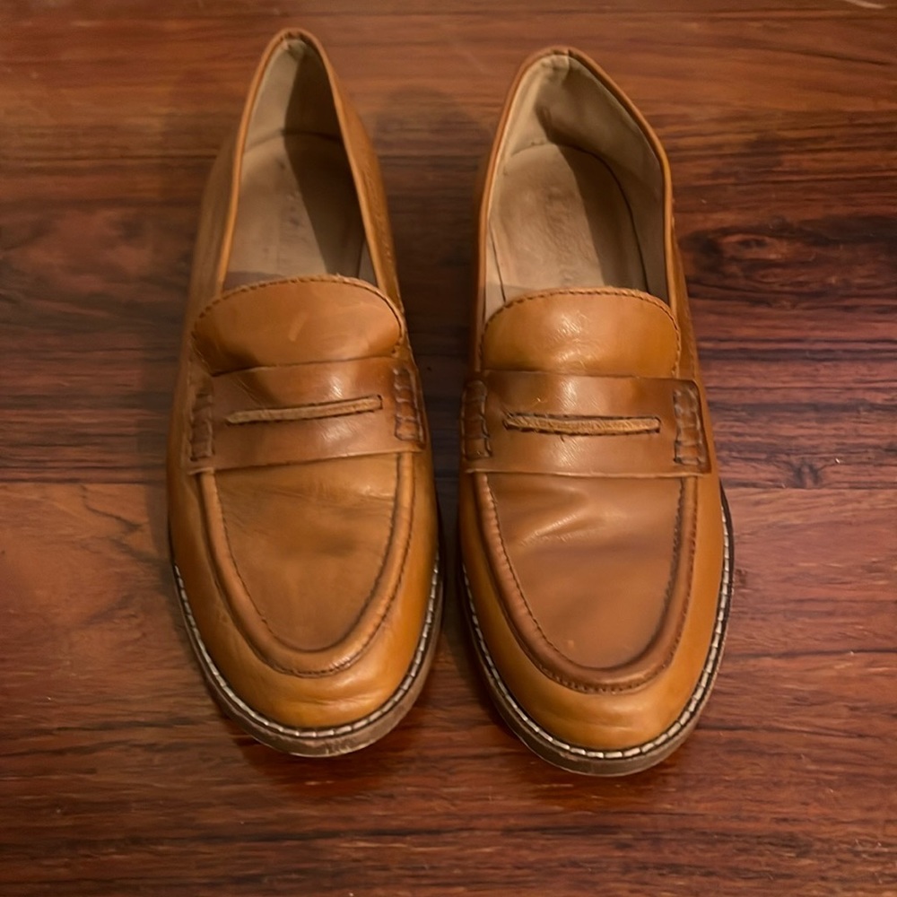 Size 8 Leather Madewell Loafers